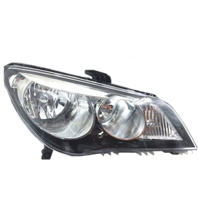 Фара передняя правая с корректором (черная кромка) MG350