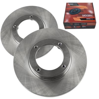 Диск тормозной передний (2шт) (Германия, MOGEN) c ABS Chery QQ