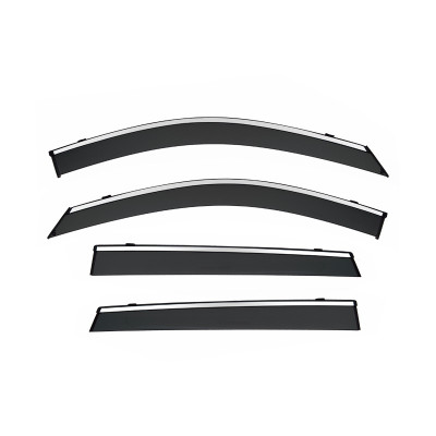 Дефлекторы окон Chery Tiggo 4/4 Pro с хром полосой