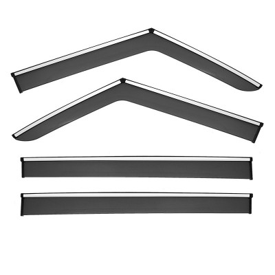 Дефлекторы окон Jetour T2 с хром полосой