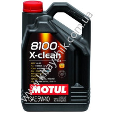 Масло моторное MOTUL 8100 X-CLEAN SAE 5W40 4L