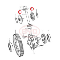 Сателлит полуоси КПП 5T14 BYD F3/F3R/G3/F3NEW