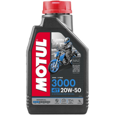 Масло моторное MOTUL 3000 4T SAE 20W50 (1L)