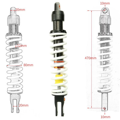 Амортизатор задний 470 мм Kovi/Kayo/Geon